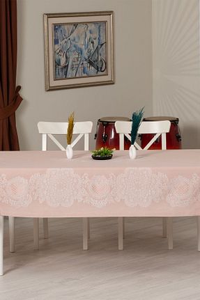رومیزی صورتی پنبه ای Tropikhome - کد 32882549