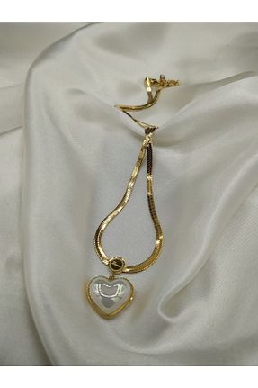 گردنبند استیل ( فولاد ) طلائی زنانه استیل (فولاد) OHE.TR - کد 732704620