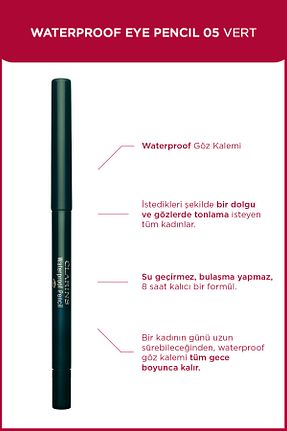 مداد چشم سبز دارد Clarins - کد 742677649