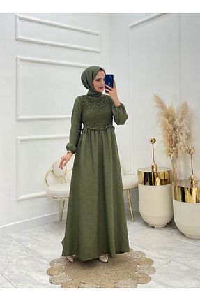 لباس خاکی زنانه رگولار بافتنی کد 817965608