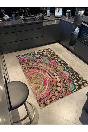 فرش رنگی قابل شستشو Rugs Modern Halı - کد 830436485