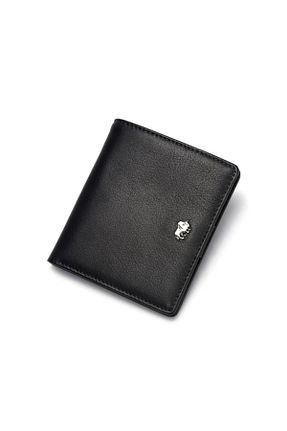 کیف پول مشکی مردانه ابعاد بزرگ BISON DENIM - کد 38624419