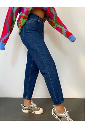شلوار جین سرمه ای زنانه پاچه ساده comfort jeans - کد 830508143