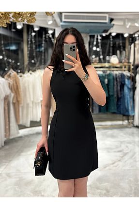 لباس مشکی زنانه بافتنی missswans - کد 830464026