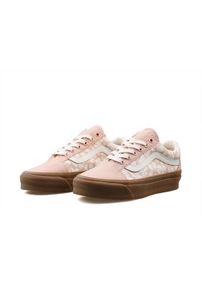 کفش اسنیکر صورتی زنانه بند دار Vans - کد 830572458