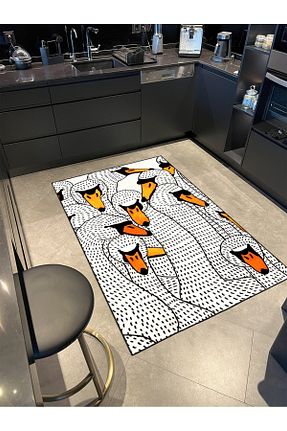 فرش رنگی قابل شستشو Rugs Modern Halı - کد 830668595