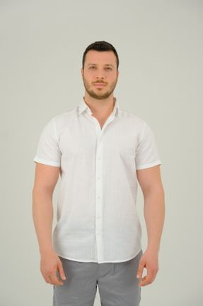پیراهن سفید مردانه رگولار کد 830651315