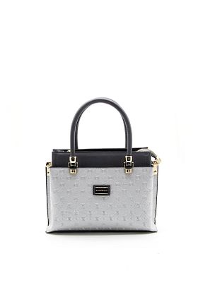 کیف دستی رنگی زنانه سایز متوسط Silver Polo - کد 830957369