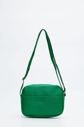 کیف دوشی سبز زنانه چرم مصنوعی کد 741598417