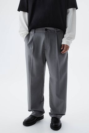 شلوار طوسی مردانه پلی استر Pull & Bear - کد 783997647
