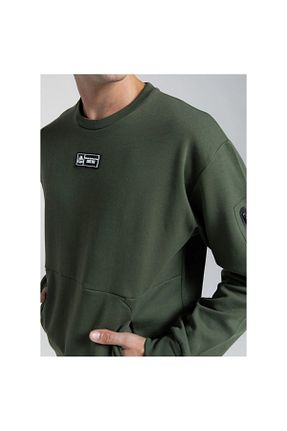 سوئیشرت سبز مردانه ساده Kappa - کد 750750064