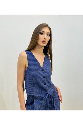 ست بالاتنه و پائین تنه سرمه ای زنانه بافتنی ossons - کد 820993349