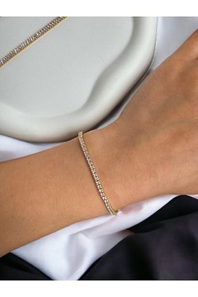 دستبند استیل (فولاد) طلائی زنانه استیل (فولاد) MUTENA - کد 826285789