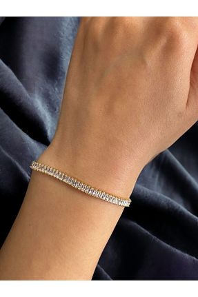 دستبند استیل (فولاد) طلائی زنانه استیل (فولاد) MUTENA - کد 826287253
