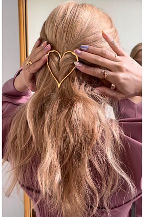 گیره سر طلائی زنانه CHARMLUCKY - کد 826764128