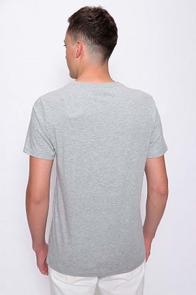 تیشرت طوسی مردانه رگولار U.S. Polo Assn. - کد 363690894