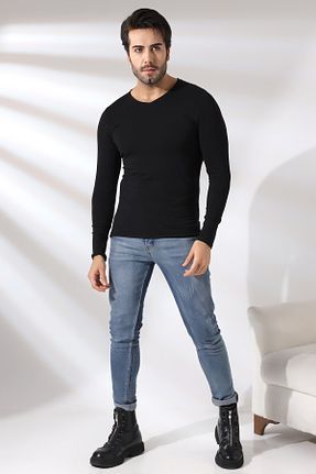 تیشرت مشکی مردانه اسلیم فیت Endies - کد 782150046