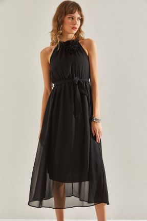 لباس مشکی زنانه بافتنی پلی استر کد 828121115