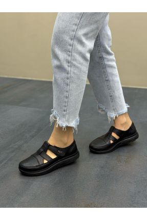 کفش کژوال مشکی زنانه پاشنه کوتاه ( 4 - 1 cm ) پاشنه ساده کد 813956002