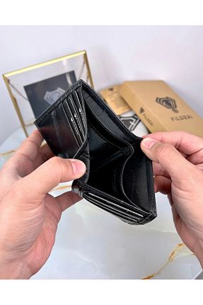 کیف پول مشکی زنانه ابعاد کوچک Fil Deri - کد 831136297