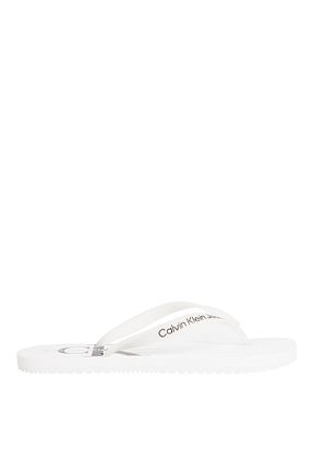دمپائی سفید مردانه پاشنه تخت Calvin Klein - کد 831249128