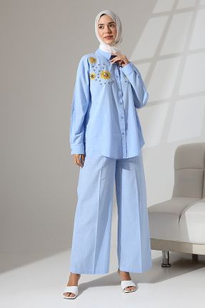 ست بالاتنه و پائین تنه متالیک زنانه بافتنی Mihran Butik - کد 831205988