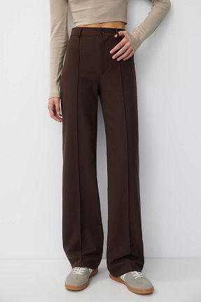 شلوار قهوه ای زنانه پلی استر Pull & Bear - کد 756935220