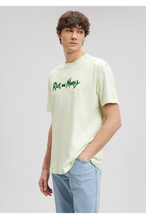 تی شرت سبز مردانه ریلکس کد 821363238