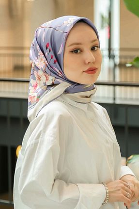 روسری بژ پلی استر Armine - کد 289136415