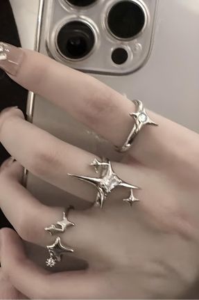انگشتر جواهر زنانه فلزی کد 802486002