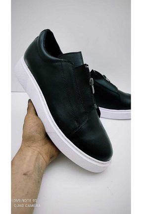 کفش اسنیکر مشکی مردانه بند دار Butik - کد 831451549