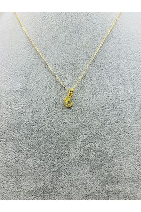 گردنبند استیل ( فولاد ) طلائی زنانه استیل (فولاد) Han Ticarethane - کد 831491955