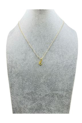 گردنبند استیل ( فولاد ) طلائی زنانه استیل (فولاد) Han Ticarethane - کد 831491955
