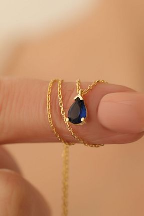 گردنبند نقره سرمه ای زنانه 925 عیار Agora Silver - کد 664898869