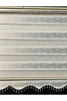 پرده کشوئی سفید Zebra yağmur zebra - کد 260288456