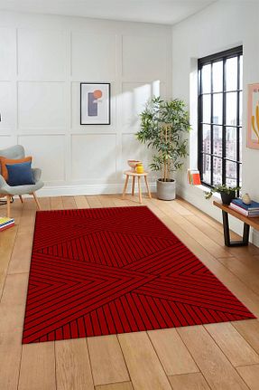 فرش قرمز زیره ضد لغزش EY HOME - کد 777143405