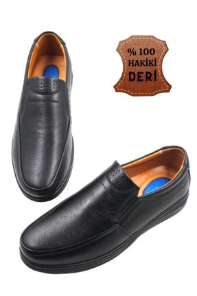 کفش کلاسیک مشکی مردانه چرم طبیعی پاشنه کوتاه ( 4 - 1 cm ) پاشنه نازک کد 138012926