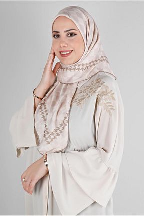 روسری طلائی پلی استر Alvina - کد 801114005