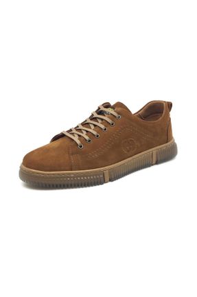 کفش کژوال قهوه ای مردانه چرم طبیعی پاشنه کوتاه ( 4 - 1 cm ) پاشنه ساده کد 830932667
