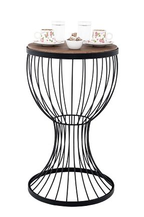 میز عسلی مشکی MDF Begüsa - کد 80724826