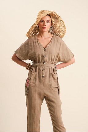 سرهمی قهوه ای زنانه آستین کوتاه VERDA - کد 831248429