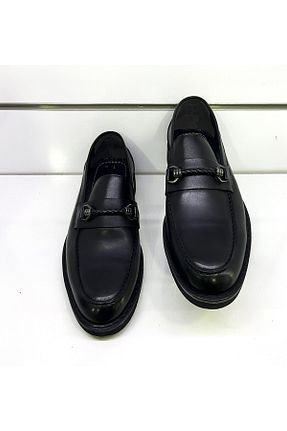 کفش کلاسیک مشکی مردانه چرم خالص Dericibey - کد 831148268