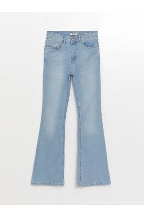 شلوار جین آبی زنانه تریکو استاندارد کد 831274801