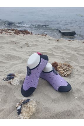 کفش ساحلی بنفش بچه گانه پارچه نساجی کد 829727171