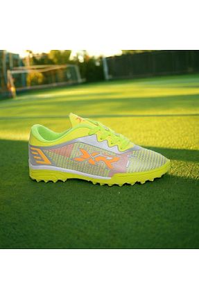 کفش فوتبال چمنی زرد بچه گانه GGO FOOTBALL - کد 831128036