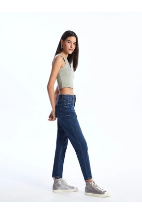 شلوار جین آبی زنانه تریکو استاندارد کد 830865920