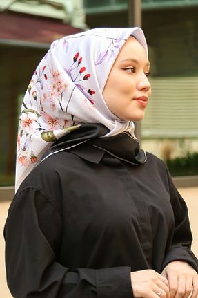 روسری مشکی پلی استر Armine - کد 289147484