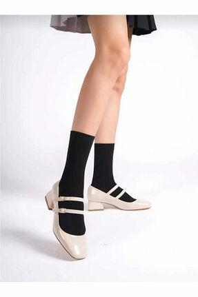 کفش مجلسی بژ زنانه چرم مصنوعی New Optimal - کد 831272439