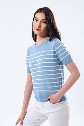 پلیور آبی زنانه اسلیم NEER - کد 831280254