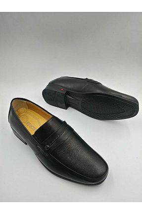 کفش کژوال مشکی مردانه چرم خالص Brave - کد 831408523